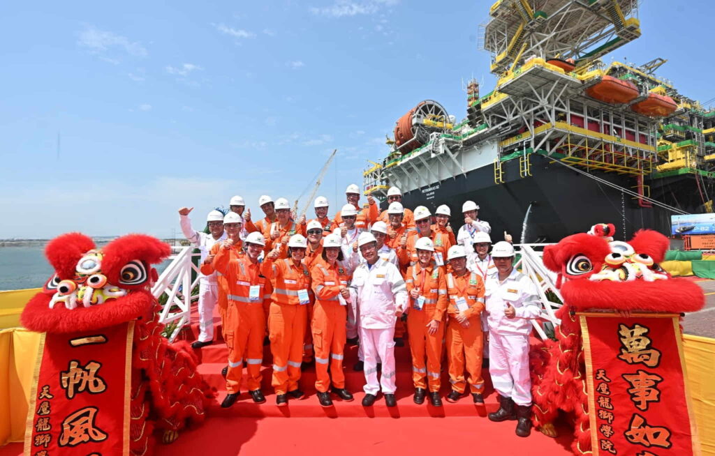 Christening ceremony for Petrobras' P-80 and P-82 FPSOs; Source: Seatrium