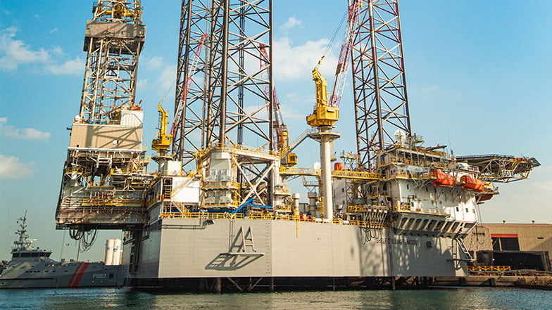 Shelf Drilling Tenacious rig; Source: Chevron