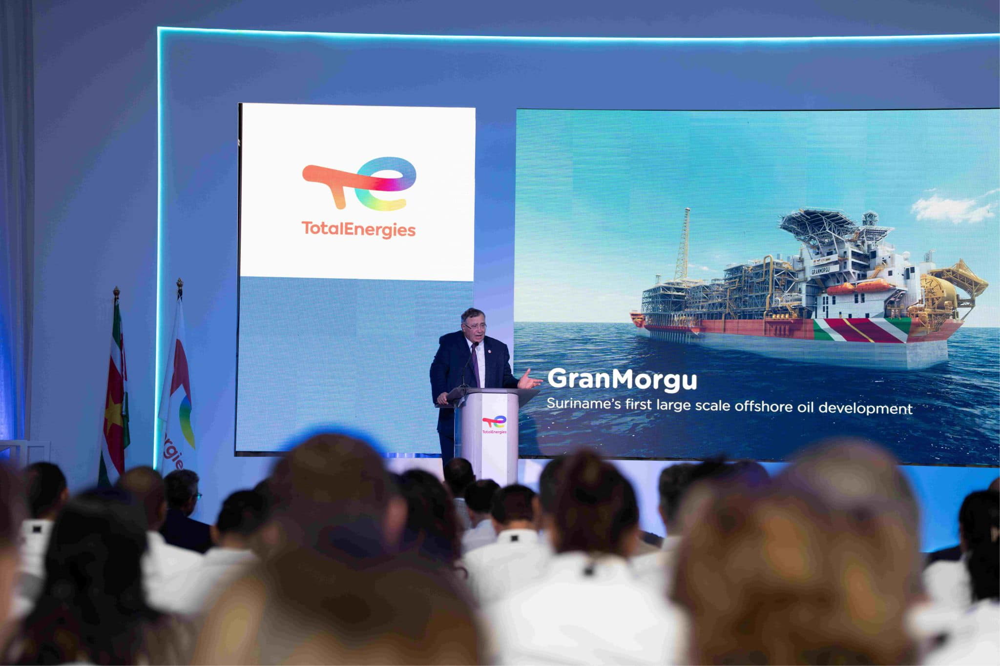 TotalEnergies' CEO visit Suriname to go over GranMorgu's progress; Source: Staatsolie